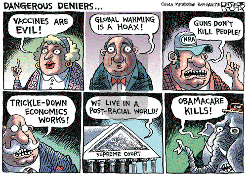 Rob Rogers on Thursday February 5, 2015 Comic Strip