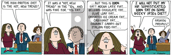 Cathy Classics on Thursday July 8, 2004 Comic Strip