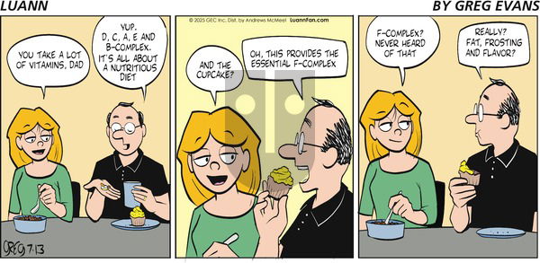 Luann on 2025-07-13 Comic Strip