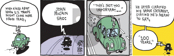 La Cucaracha on Saturday June 28, 2008 Comic Strip