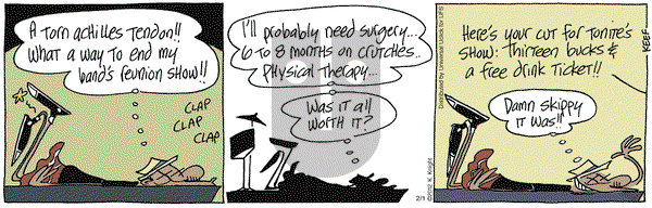 The Knight Life on Wednesday February 1, 2012 Comic Strip
