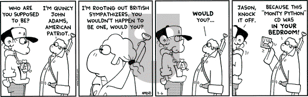 FoxTrot on Wednesday July 6, 2005 Comic Strip