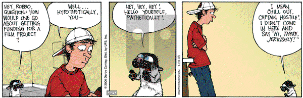 Get Fuzzy on Wednesday January 23, 2008 Comic Strip