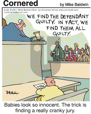 Cornered on Tuesday April 19, 2011 Comic Strip