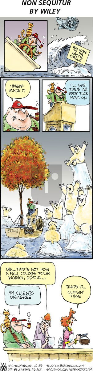 Non Sequitur on Sunday October 23, 2016 Comic Strip