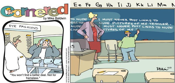 Cornered on Sunday June 23, 2013 Comic Strip