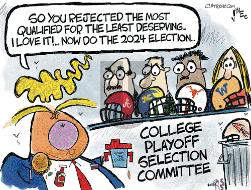Clay Jones - Friday December 8, 2023 Comic Strip