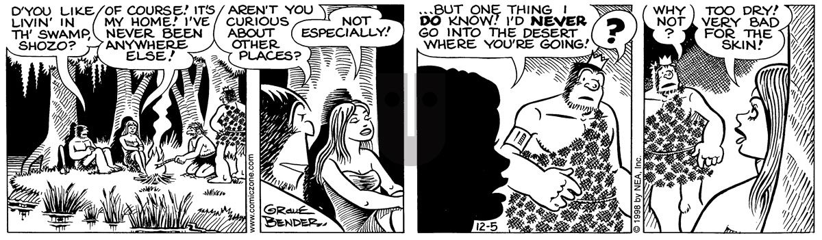Alley Oop - Saturday December 5, 1998 Comic Strip