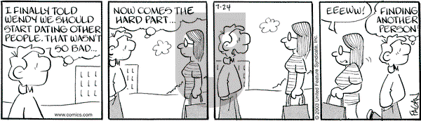 Drabble on Thursday July 24, 2003 Comic Strip