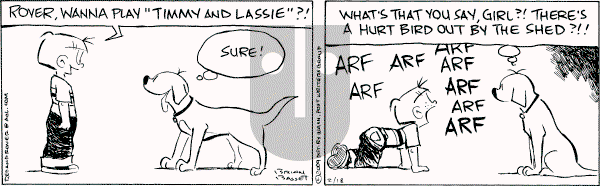 Red and Rover on Wednesday February 18, 2009 Comic Strip