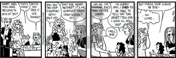 Clear Blue Water on Friday December 21, 2007 Comic Strip