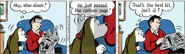 Fred Basset on Tuesday December 29, 2015 Comic Strip