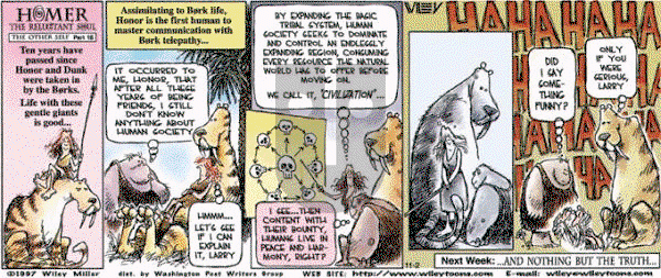 Non Sequitur on Sunday November 2, 1997 Comic Strip