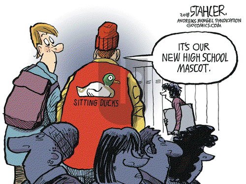 Jeff Stahler on Wednesday February 28, 2018 Comic Strip
