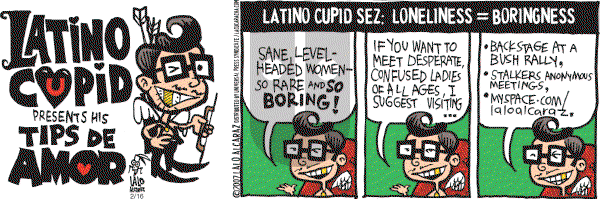 La Cucaracha on Friday February 16, 2007 Comic Strip