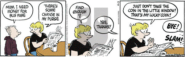 Betty - Monday April 13, 2015 Comic Strip