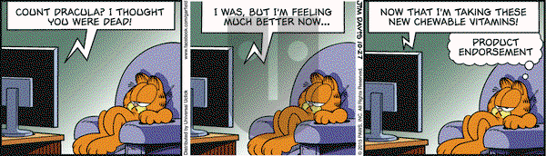 Garfield on Tuesday October 27, 2015 Comic Strip