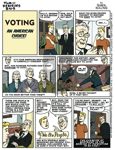 Tom the Dancing Bug on Monday October 29, 2018 Comic Strip