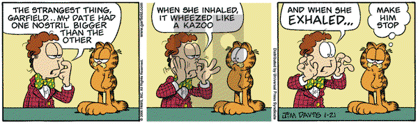Garfield - Saturday January 21, 2006 Comic Strip