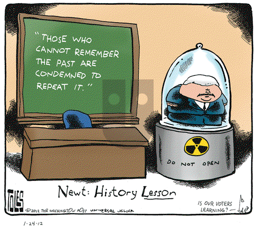 Tom Toles on Tuesday January 24, 2012 Comic Strip