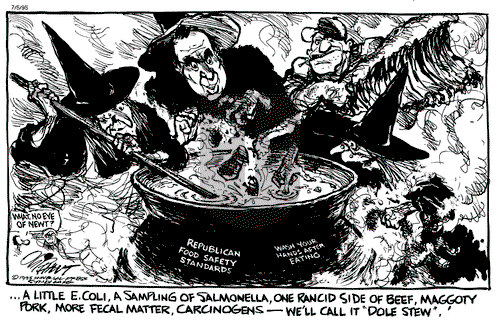 Pat Oliphant on Wednesday July 5, 1995 Comic Strip