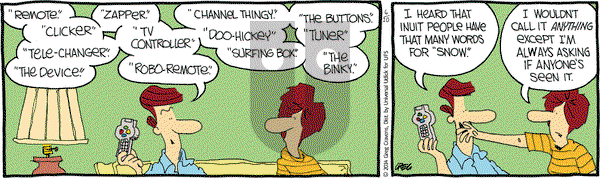 The Buckets on Tuesday June 10, 2014 Comic Strip