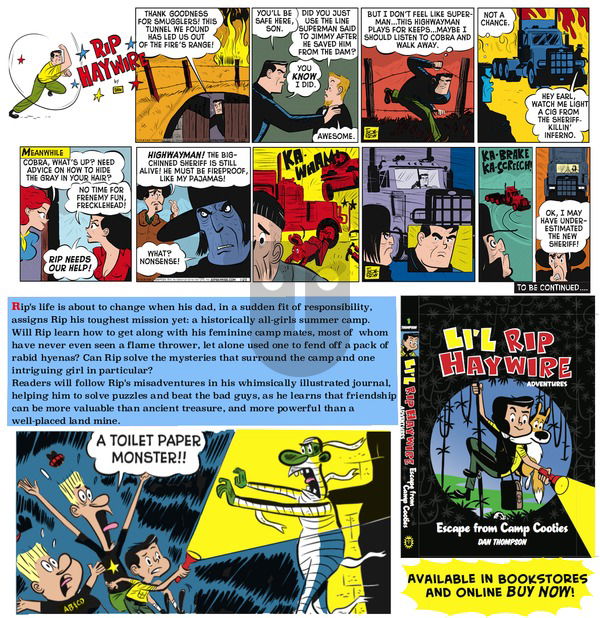 Rip Haywire on Sunday March 20, 2016 Comic Strip