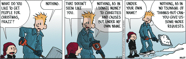 Frazz on Monday December 23, 2019 Comic Strip