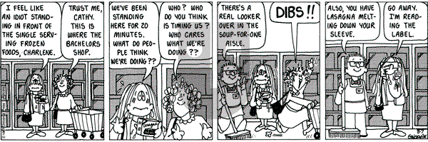 Cathy Classics on Friday August 7, 1987 Comic Strip