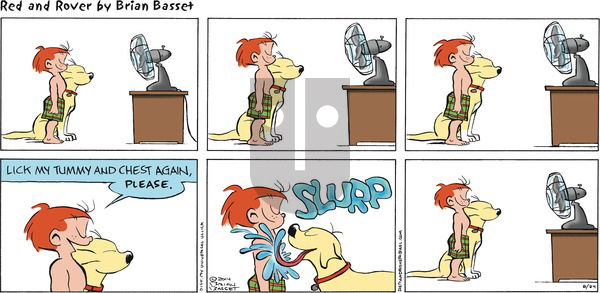 Red and Rover on Sunday August 24, 2014 Comic Strip