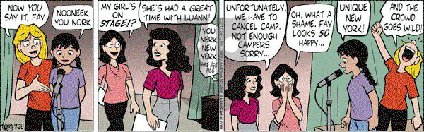 Luann on Friday July 28, 2017 Comic Strip