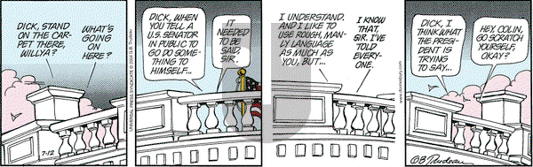 Doonesbury on Monday July 12, 2004 Comic Strip