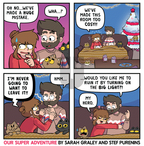 Our Super Adventure on Monday December 9, 2024 Comic Strip