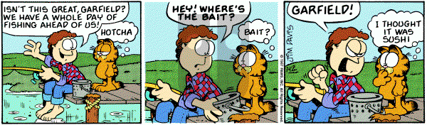 Garfield on Monday January 12, 1987 Comic Strip