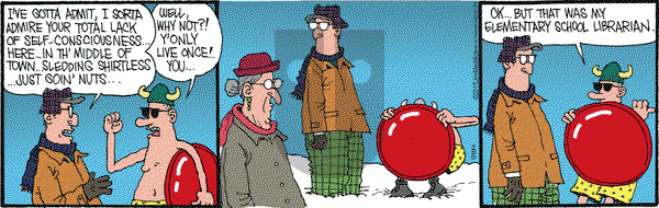 Monty on Thursday February 5, 2015 Comic Strip