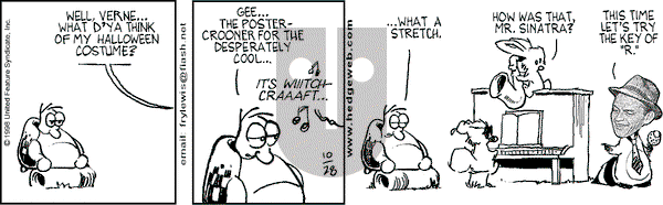 Over the Hedge on Wednesday October 28, 1998 Comic Strip