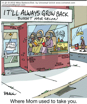 Cornered - Wednesday November 21, 2012 Comic Strip