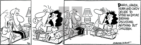 Baby Blues on Friday April 20, 1990 Comic Strip
