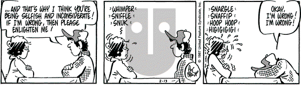 Rose is Rose on Friday February 13, 1987 Comic Strip