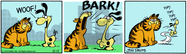 Garfield on Saturday August 12, 1978 Comic Strip