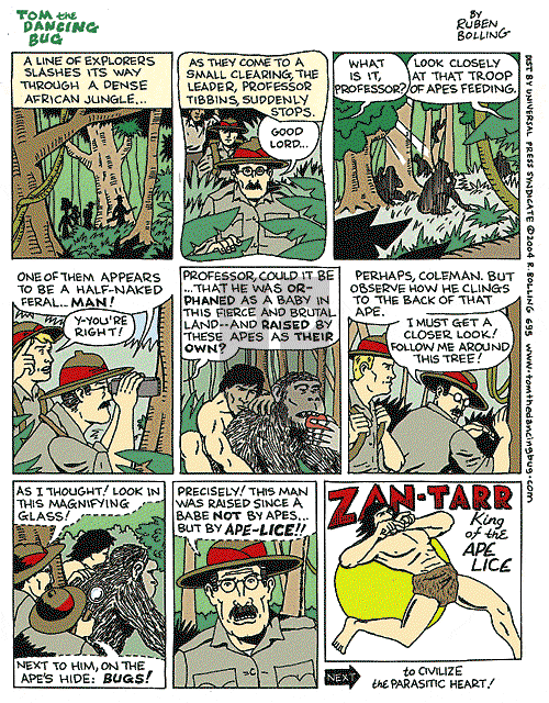 Tom the Dancing Bug on Saturday April 17, 2004 Comic Strip