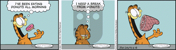 Garfield - Tuesday June 8, 2021 Comic Strip