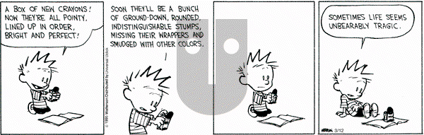 Calvin and Hobbes on Thursday March 12, 2015 Comic Strip