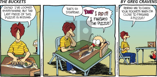 The Buckets - Sunday March 26, 2023 Comic Strip