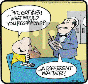 Ziggy on Friday June 1, 2018 Comic Strip