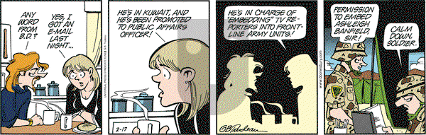 Doonesbury - Monday February 17, 2003 Comic Strip