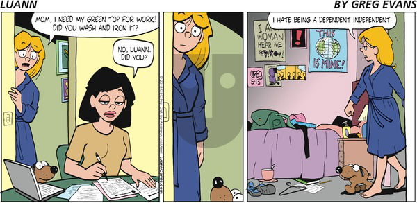 Luann on Sunday May 13, 2018 Comic Strip