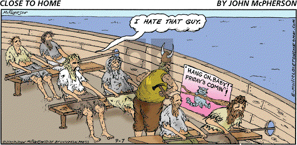 Close to Home on Sunday September 7, 2008 Comic Strip