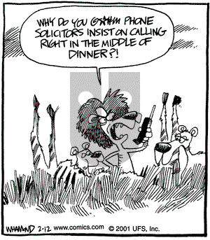 Reality Check on Monday February 12, 2001 Comic Strip