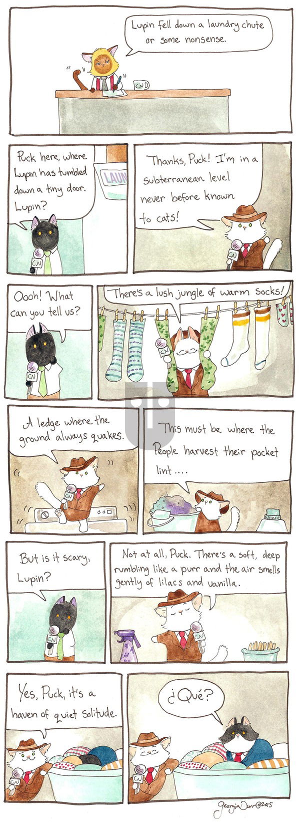 Breaking Cat News on Sunday November 20, 2016 Comic Strip